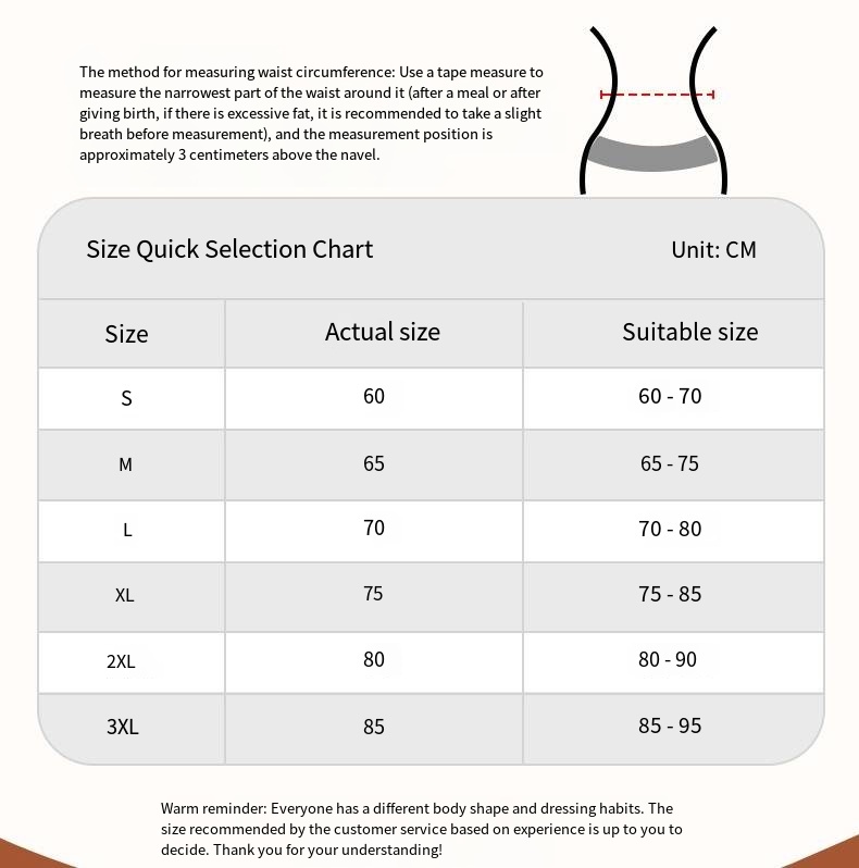 Slimming Waist Trainer Corset Adjustable Compression Tummy Control Shapewear